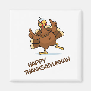 Thanksgivukkah Fridge Magnet