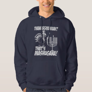 Thanksgivukkah Mashugana Hooded Sweatshirt
