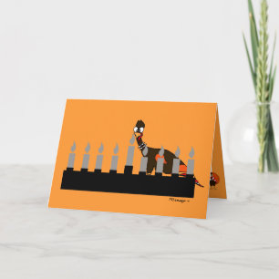 Thanksgivukkah Menorah Greeting Card
