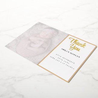 Thanku Foil Invitation