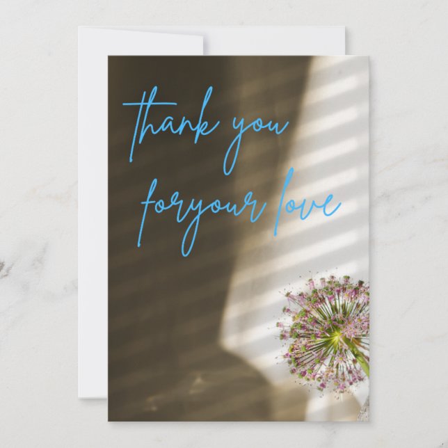 thankyou card (Front)