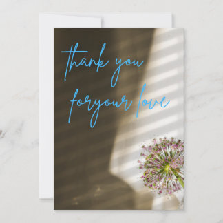 thankyou card