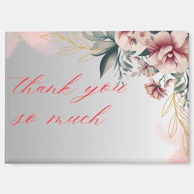 thankyou card magnet (Front)