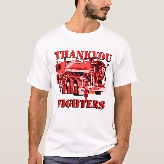 Thankyou Fire Fighters, T-Shirt (Front)