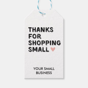 Thankyou for shopping small   Small Business  Gift Tags