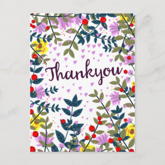 Thankyou Postcard