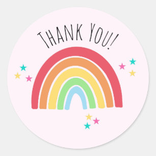 Thankyou Rainbow Sticker