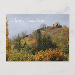 Thann in Autumn, Alsace, France Postcard