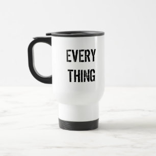 Thanos Avengers Infinity War Quotes Travel Mug