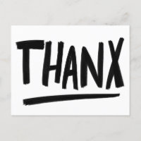 THANX Rough Brushstrokes Thank You CUSTOM