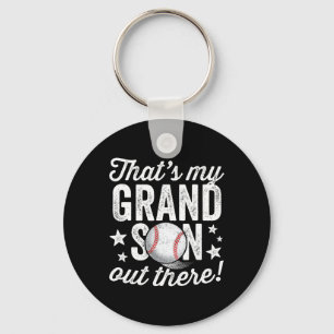 That39s My Grandson Out There Baseball Grandma Key Ring