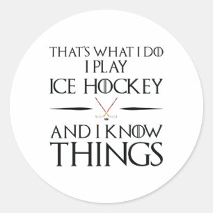 That#39;s What I Do I Play And Know Things - Ice H Classic Round Sticker