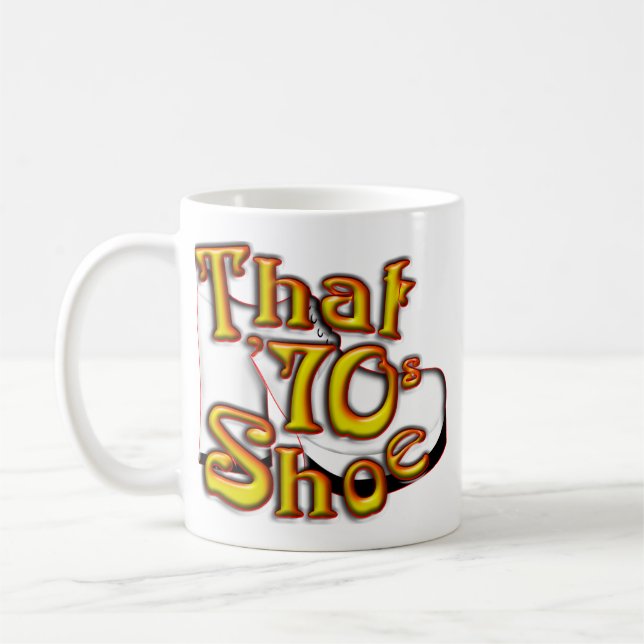 That 70's Shoe Classic White Mug (Left)
