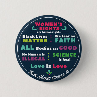 That About Covers It Buttons/Pins 6 Cm Round Badge