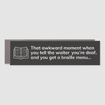 "That awkward moment when you tell the waiter"