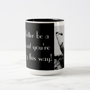 That better be a Croissant... Two-Tone Coffee Mug