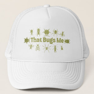 That Bugs Me Funny Distressed Insects Bugs Trucker Hat