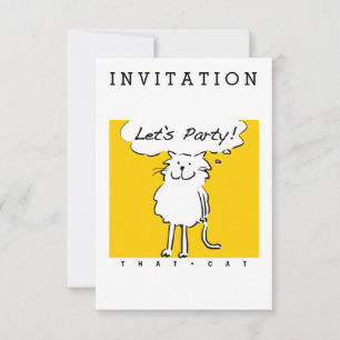 That Cat Invitation