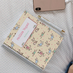 That Dog Life Yellow Planner with Name