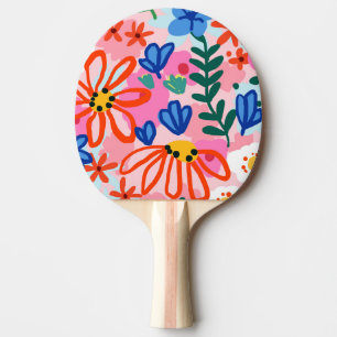 That Floral Summer Kinda Feeling Ping Pong Paddle