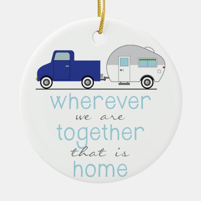 That Is Home Ceramic Tree Decoration (Front)