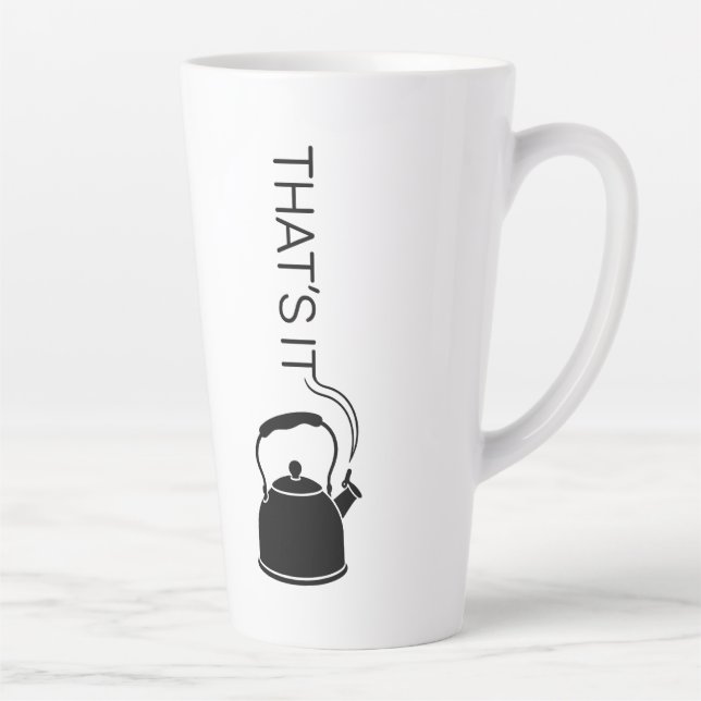 That is it streaming text from kettle latte mug (Right)