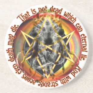That is not dead which can eternal lie coaster