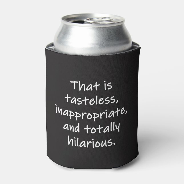 That is Tasteless Can Cooler (Can Front)