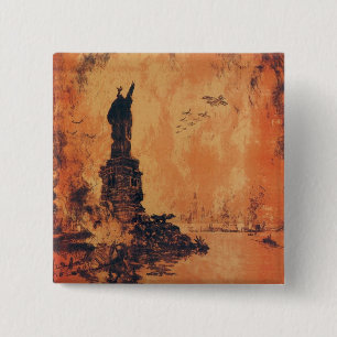That Liberty Shall Not Perish From The Earth 15 Cm Square Badge