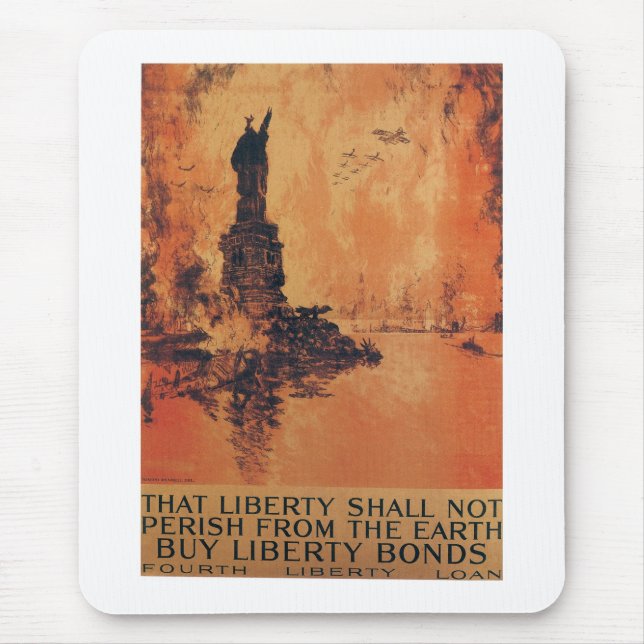 That Liberty Shall Not Perish From The Earth Mouse Mat (Front)