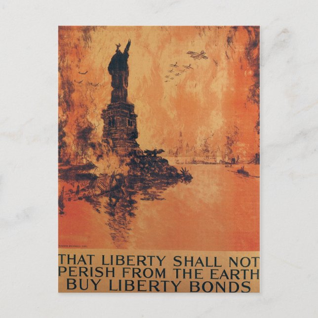 That Liberty Shall Not Perish From The Earth Postcard (Front)