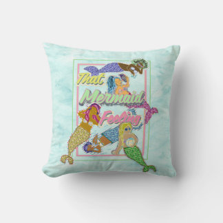 That Mermaid Feeling - Inclusive Friends Relaxing Cushion
