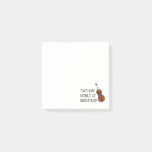 That Most Noble of Instruments - Cello Post-it Notes