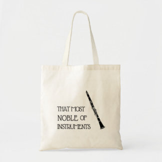 That Most Noble of Instruments - Clarinet Tote Bag