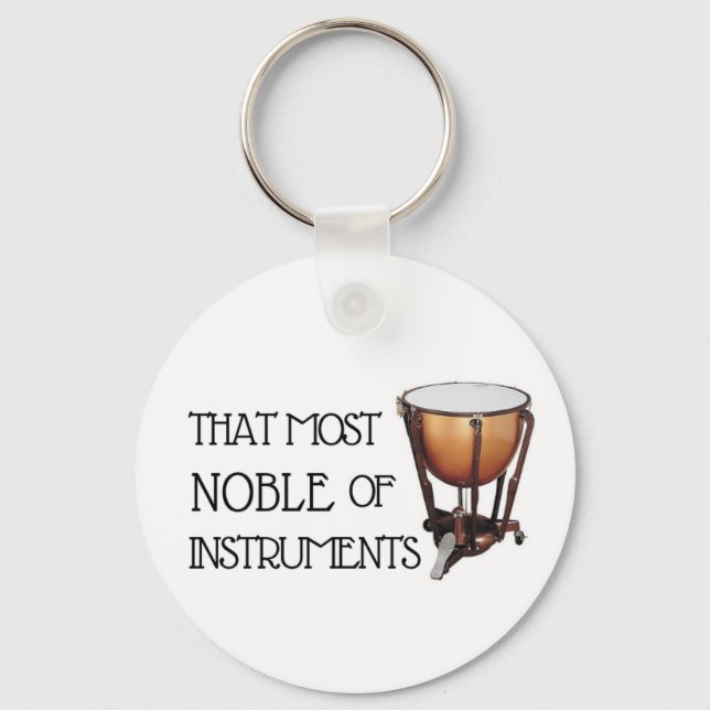 That Most Noble of Instruments - Timpani Key Ring (Front)