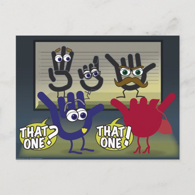 That one! ASL postcard (Front)