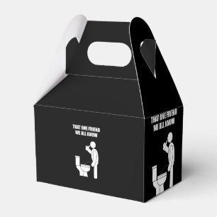 That one friend we all know that forgets the lid favour box