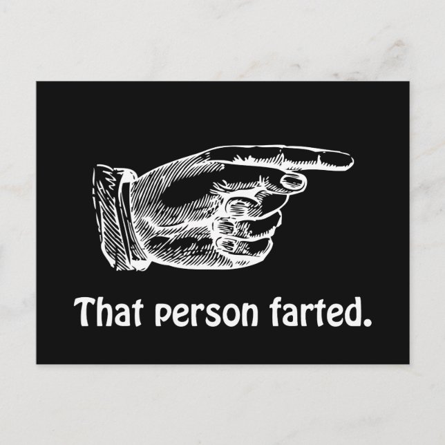 That Person Farted Postcard (Front)