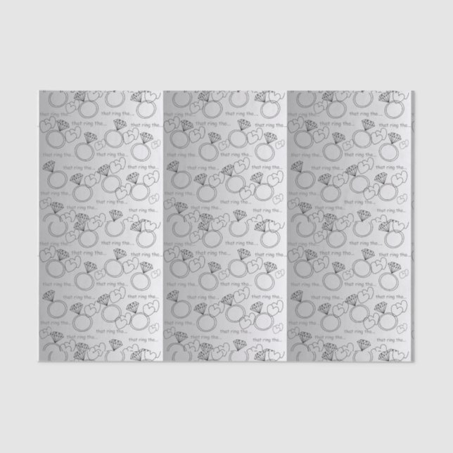 THAT RING THO.......Tissue Paper (Front)