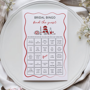 That’s Amore Bridal Bingo find the guest game