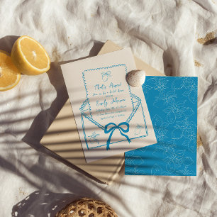 That’s Amore Hand Drawn Lemon Bridal Shower Invitation