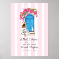 That’s Amore Italian Coastal Bridal Shower Welcome