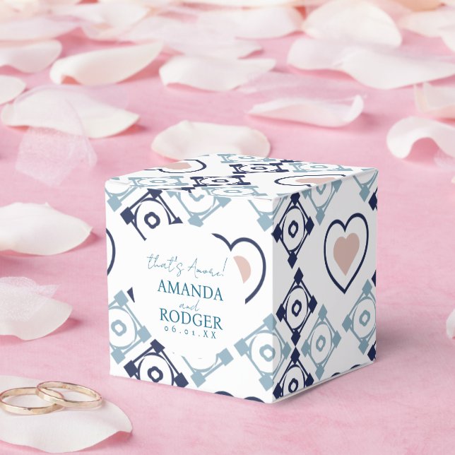 That’s Amore Italian Tiles and Hearts Favour Box (Wedding)
