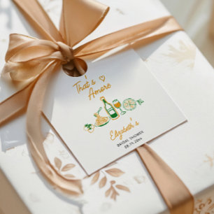 That’s Amore Rustic Italian Bridal Shower Favour Tags