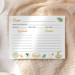 That’s Amore Rustic Italian Recipe Card