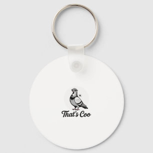 That’s Coo - Funny Pigeon With Shades 1  Key Ring