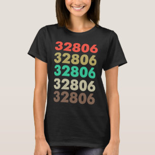 That Says 32806 Retro Zip code Zipcode 32806 T-Shirt