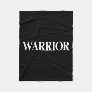 That Says Warrior Shirt - A Design That Says Fleece Blanket