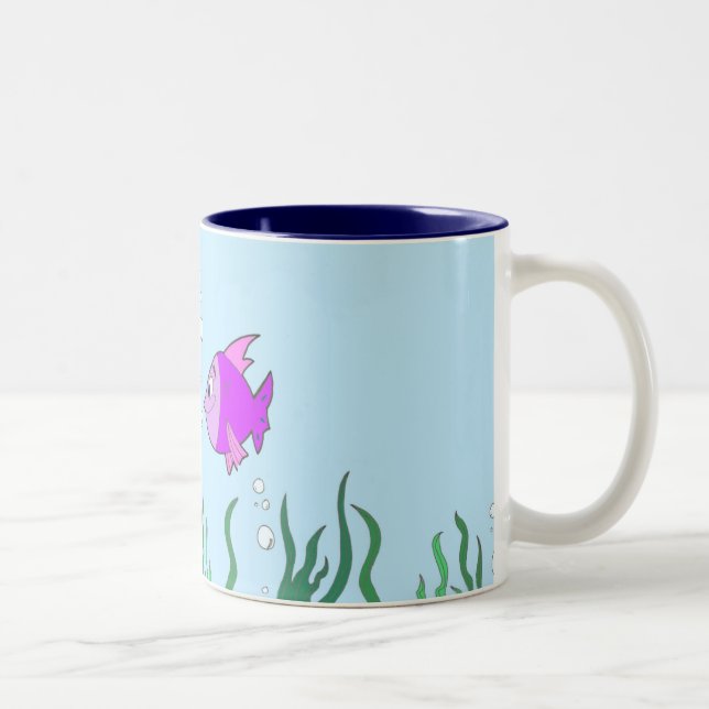 That Seems Fishy Two-Tone Coffee Mug (Right)