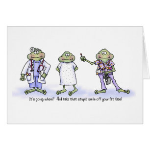 That Thermometer is Going WHERE?  Funny Frogs